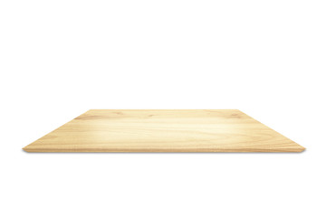Wooden counter isolated