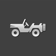 Metallic Icon - Military vehicle