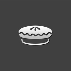 Metallic Icon - Cake