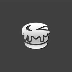 Metallic Icon - Cake