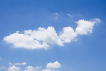 Obraz na płótnie Canvas blue sky and clouds in summer background.