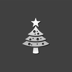 Metallic Icon - Christmas tree