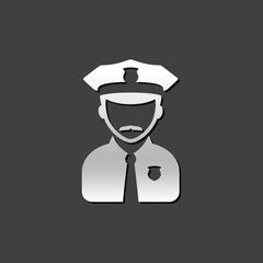 Metallic Icon - Police avatar