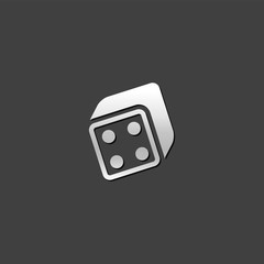 Metallic Icon - Dice