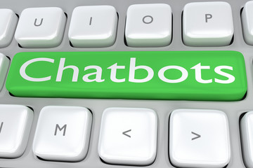 Chatbots - communication concept