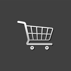 Metallic Icon - Shopping cart