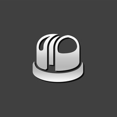 Metallic Icon - Earth telescope