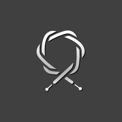 Metallic Icon - Bicycle cable