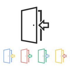 Door - vector icon.