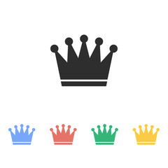 Crown - vector icon.