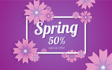  Spring or summer design for greeting cards. flowers set.