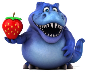 Fun dinosaur - 3D Illustration