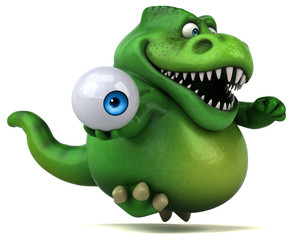 Fototapeta premium Fun dinosaur - 3D Illustration