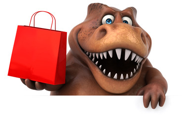 Fun Trex - 3D Illustration © Julien Tromeur