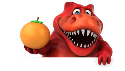 Fun dinosaur - 3D Illustration © Julien Tromeur