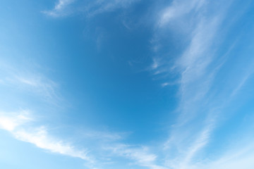 clear blue sky with cloud background