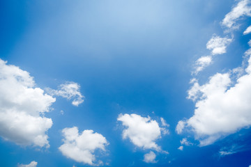 clear blue sky with cloud background