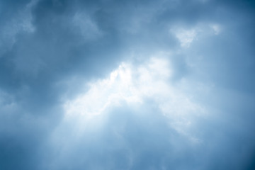 clear blue sky with cloud background