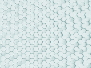 Rendering abstract white nano background