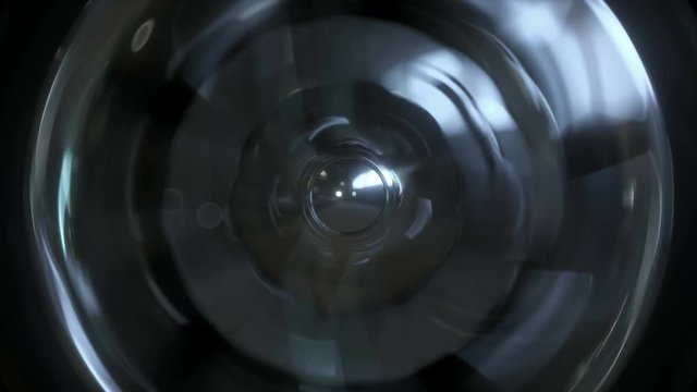 Car disk in motion. In Ultra HD 4k