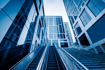 detail shot of modern architecture facade,business concepts,in city of China.