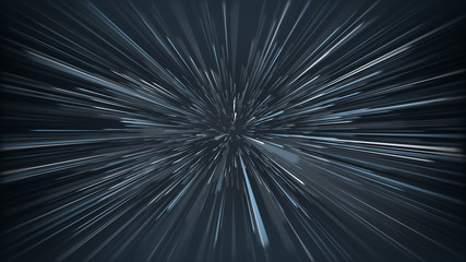 Radial grey rays abstract background