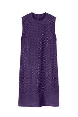 Purple dress isolated