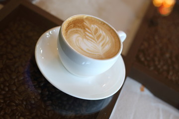 Hot cappuccino