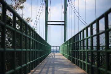 Suspension bridge in Rayong, Thailand