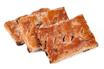 group of cookies isolated on white background