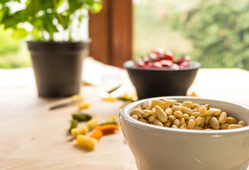 Traditional italian ingredients