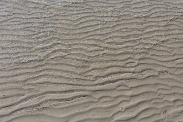 Pattern in sand sculptured wind