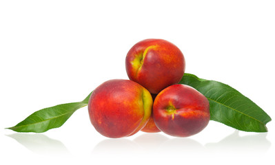 Fresh ripe nectarines