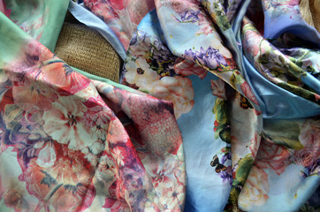 Foulards turcs en soie naturelle