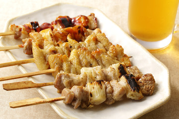 焼き鳥　Yakitori,Japanese grilled chicken