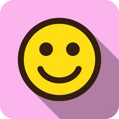 Smiley. Vector happy face