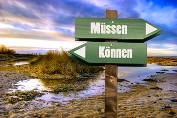 Schild 202 - Können