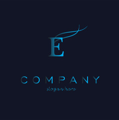 e Letter Logo Design.Sign.Symbol.Typography