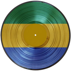 Gabon Picturedisc Flag