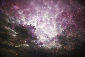 Nebula sky background