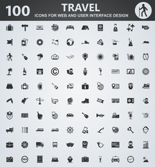 Fototapeta na wymiar Travel icons set