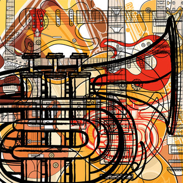 Set of musical instruments