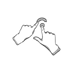 Sketch icon - Gesture