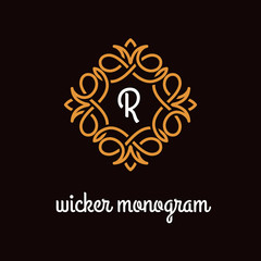 Wicker monogram