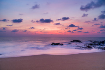 Sunset over Khao Lak beach