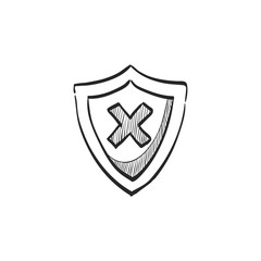 Sketch icon - Shield