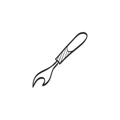 Sketch icon - Seam ripper