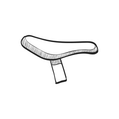Sketch icon - Bicycle saddle