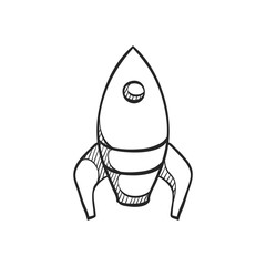 Sketch icon - Rocket