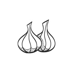 Sketch icon - Garlic